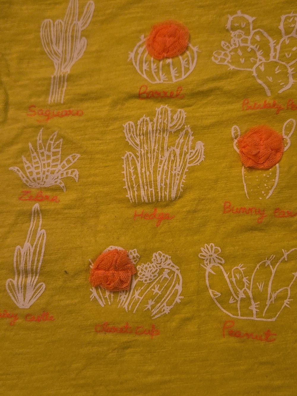 GAP Green Ruffle Tank with Cactus Graphics - Picture 2 of 3